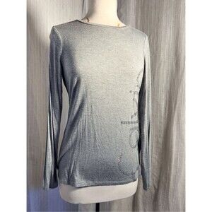 Calvin Klein Shirt Size S Modern Ballet Core Clean Girl Long Sleeve Shirt